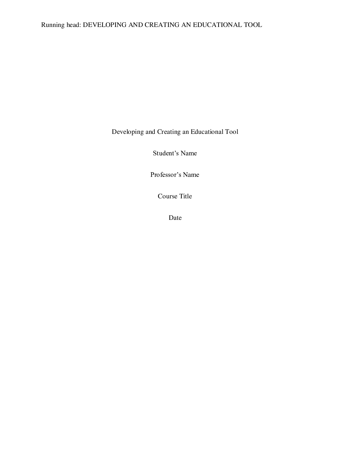 Preview image for Developing and Creating Educational Tool in Healthcare Industry